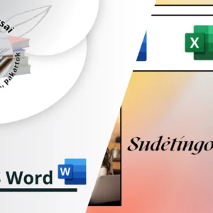 MS Word ir Sudėtingos figūros rinkinys kursų nuotrauka